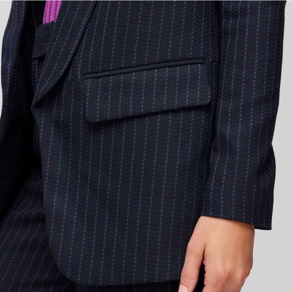 White House Black Market The Relaxed Blazer Striped 14 570357780 - Picture 16 of 16